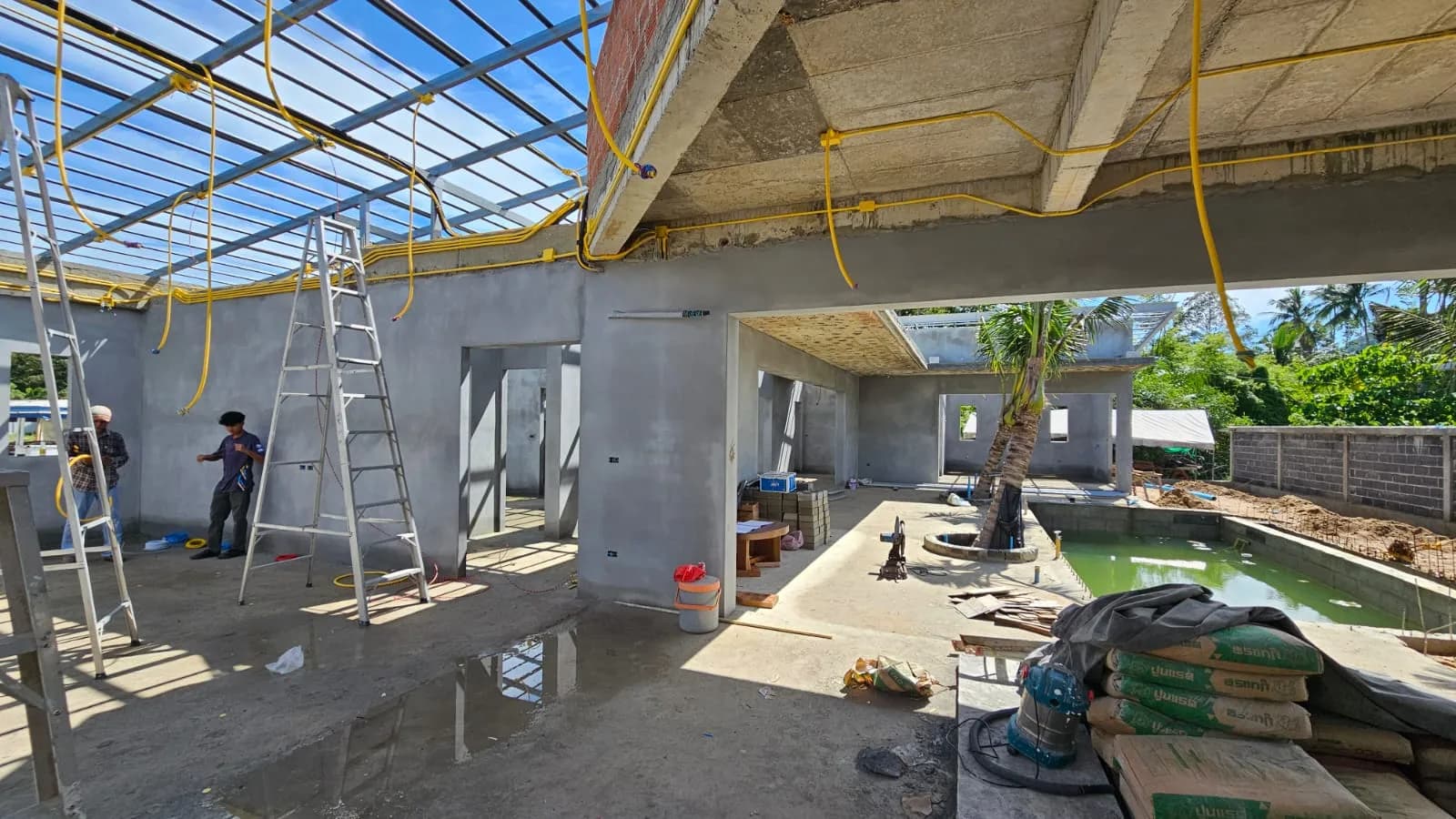 Almost completed 3 bedroom villa with a private pool on a big plot of land in Maenam – VIL0624 — thumbnail 4