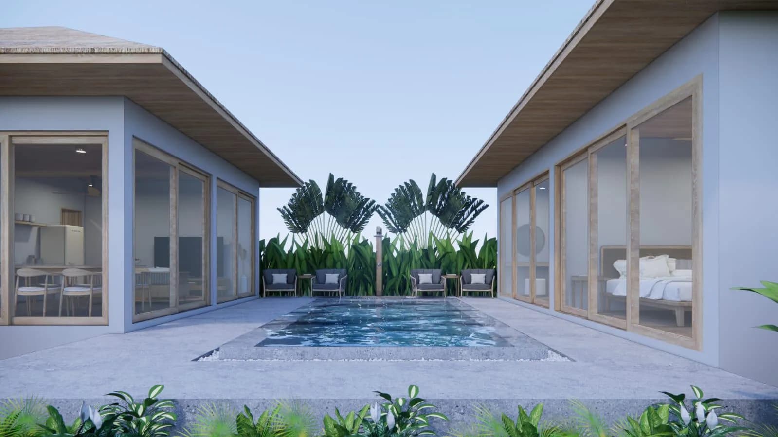 2 Bedroom Bali style villas in the prime location in Plai Laem – VIL0625 — vignette 4