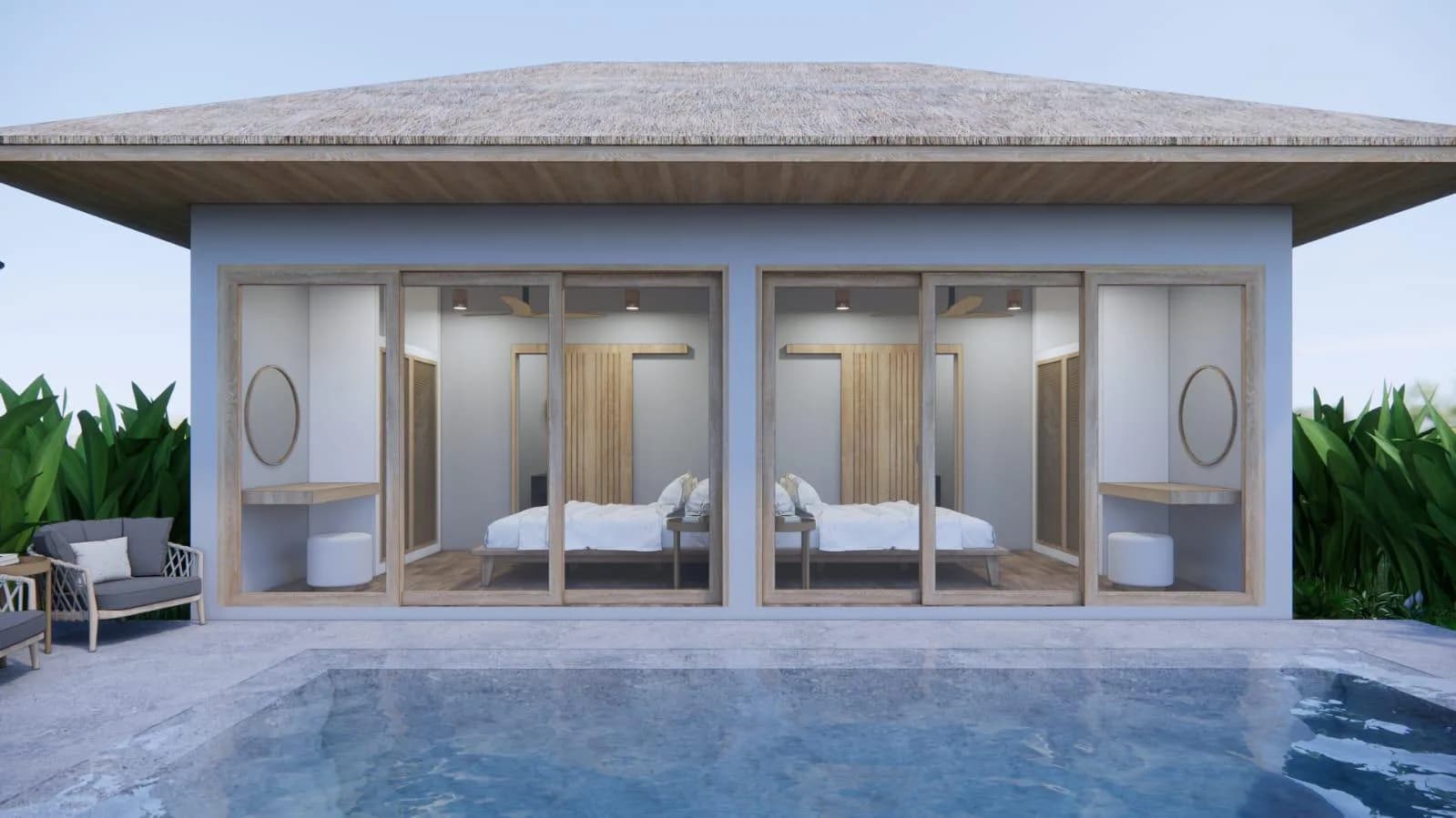 2 Bedroom Bali style villas in the prime location in Plai Laem – VIL0625 — vignette 5