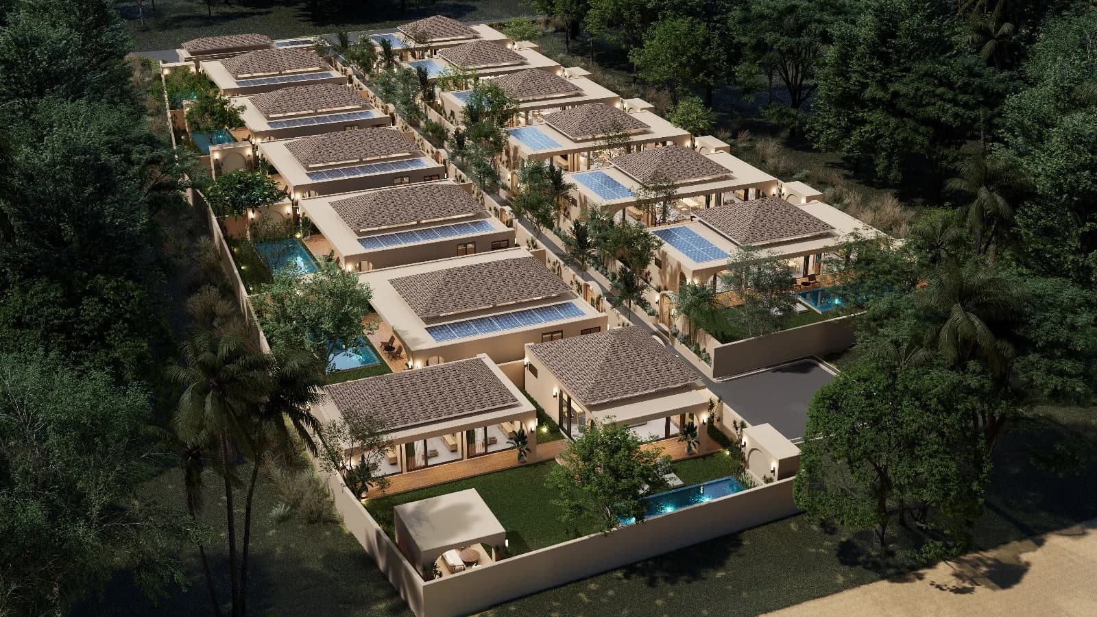 Modern and tropical beachside 2 bedroom villas in a luxury development – VIL0627