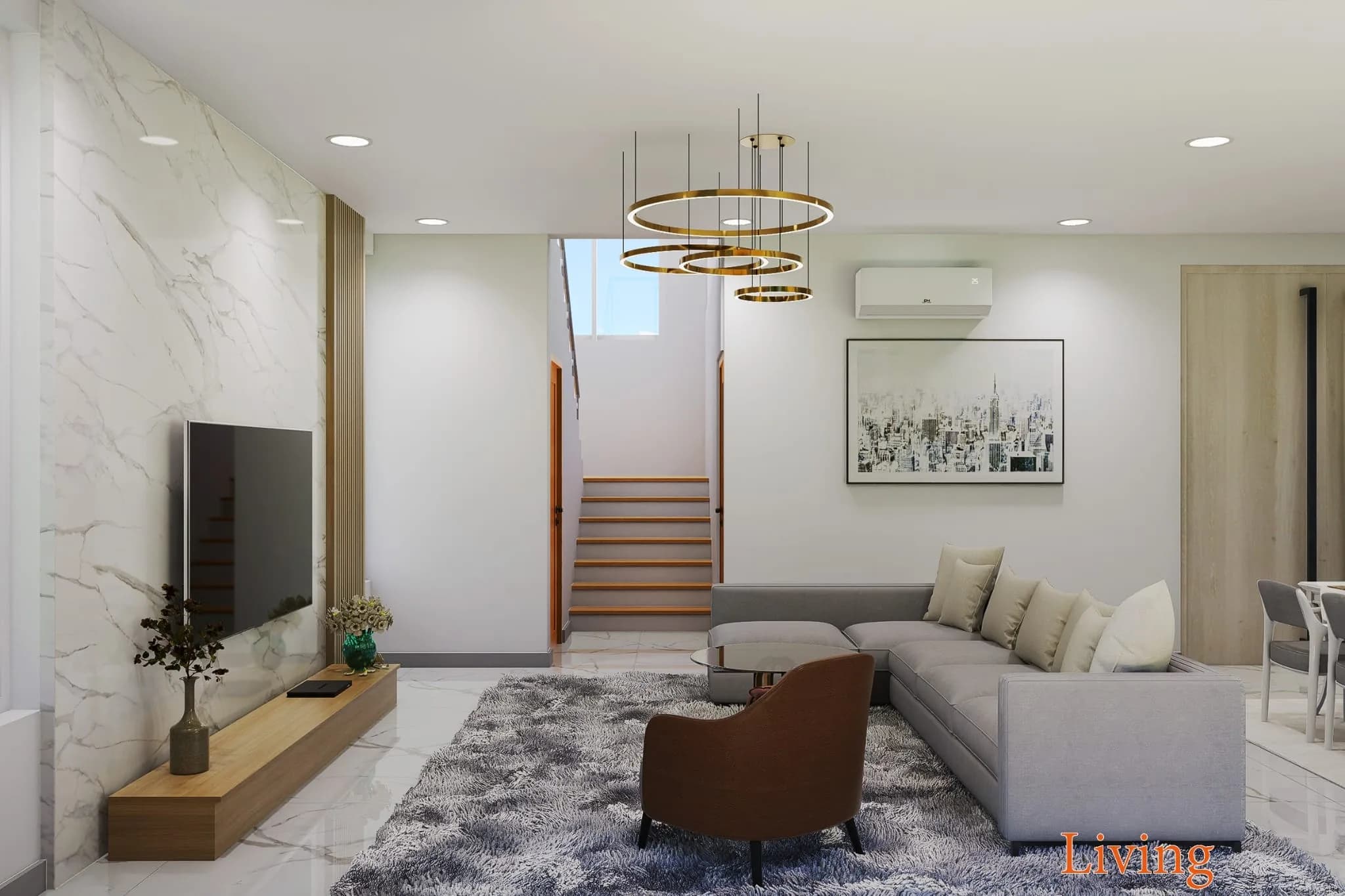 3 bedroom modern house with a pool in center of Samui – VIL0643 — thumbnail 3
