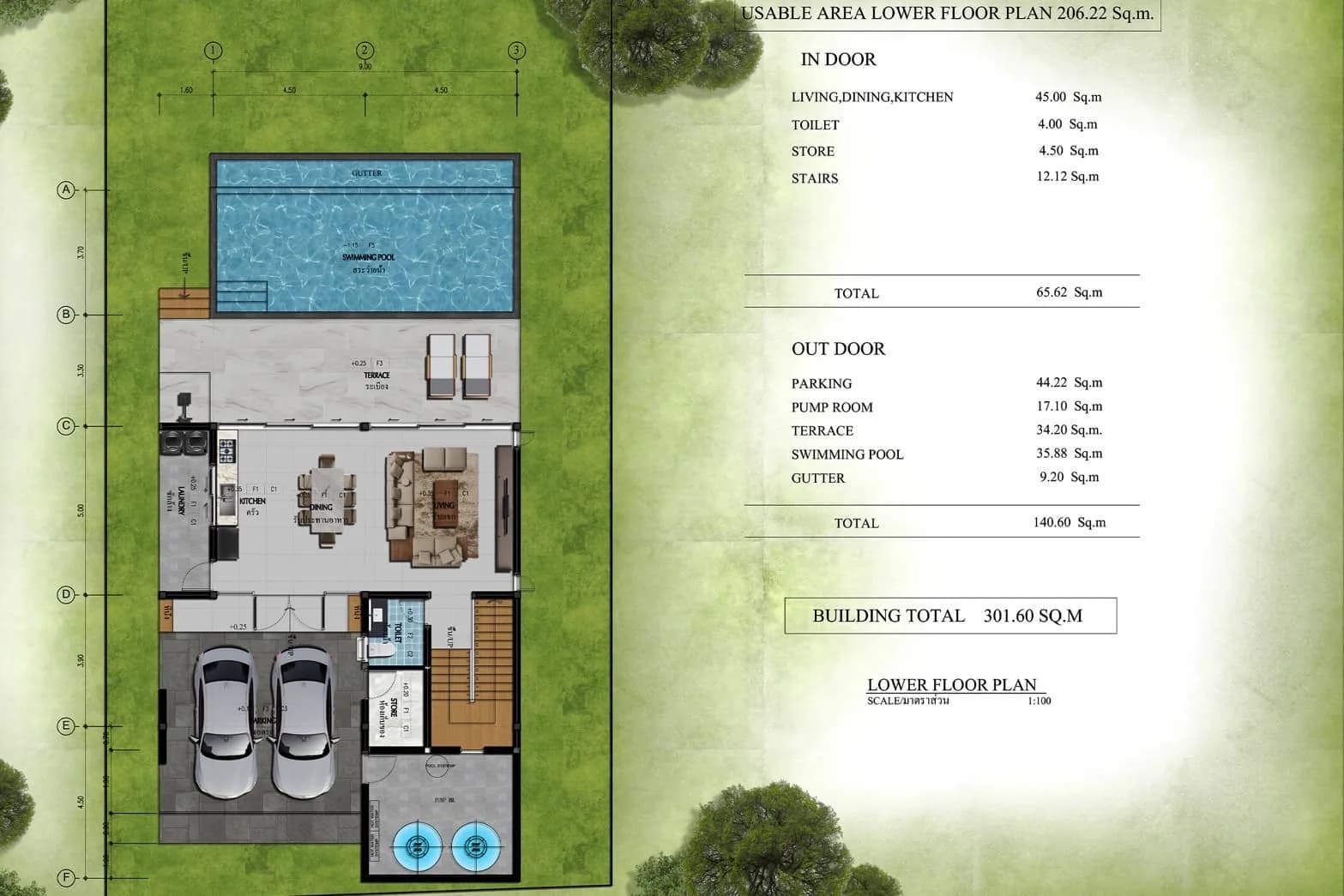 3 bedroom modern house with a pool in center of Samui – VIL0643 — thumbnail 6
