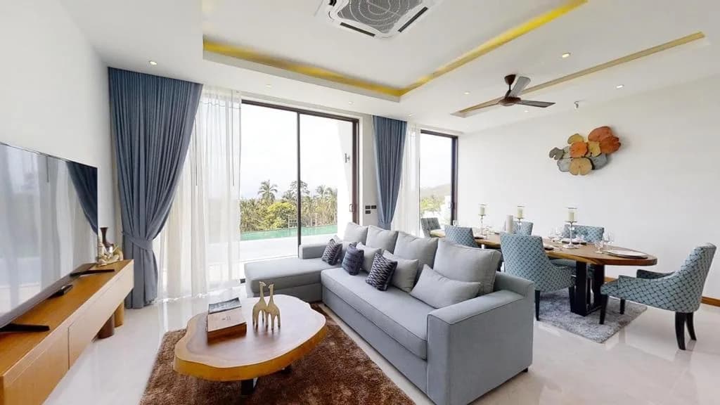Modern and tropical 3 bedroom villa with a pool in Maenam – VIL0654 — thumbnail 6