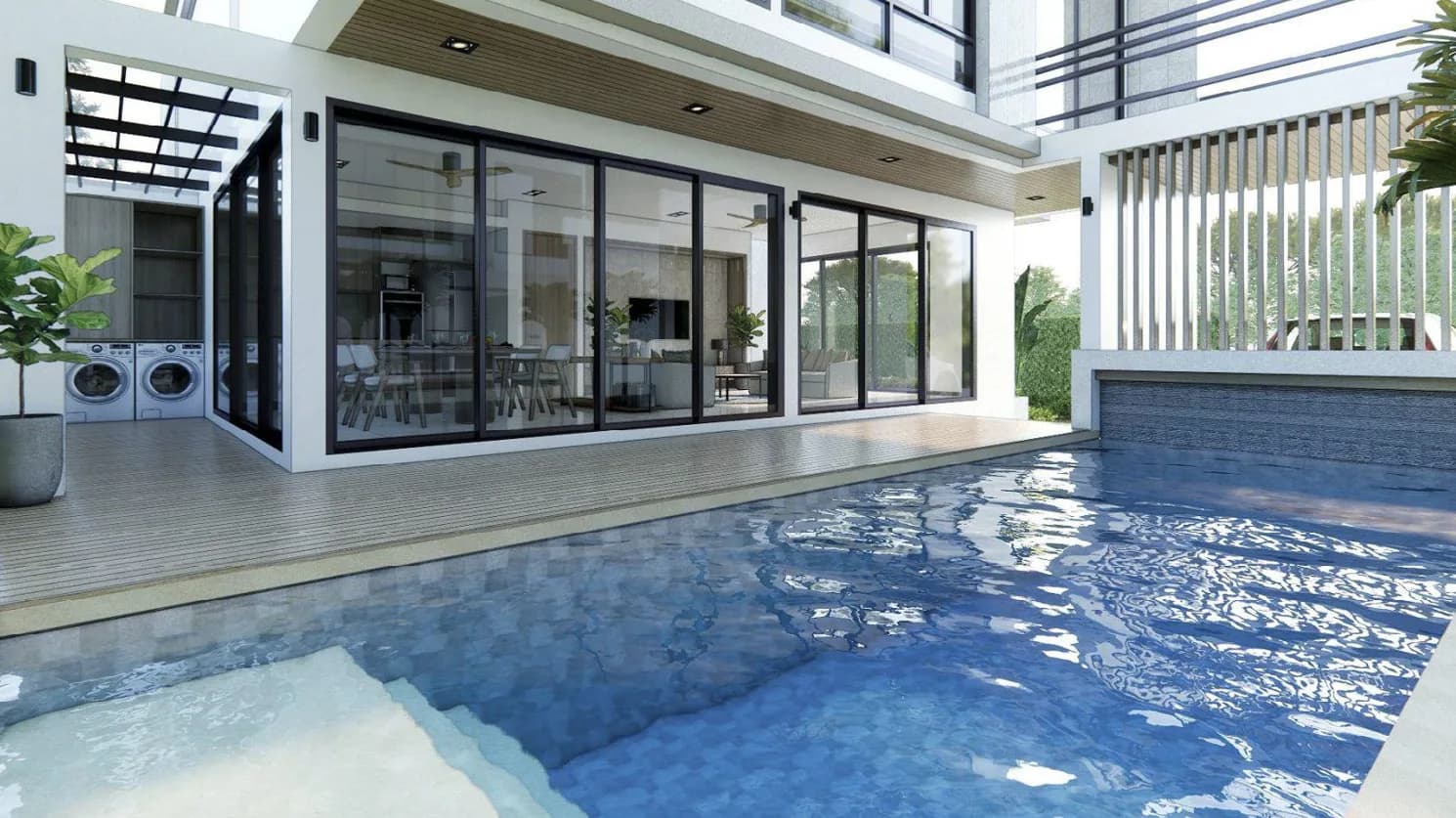 Semi detached 3 bedroom villas with a private pool in a sought-after area – VIL0658 — thumbnail 2