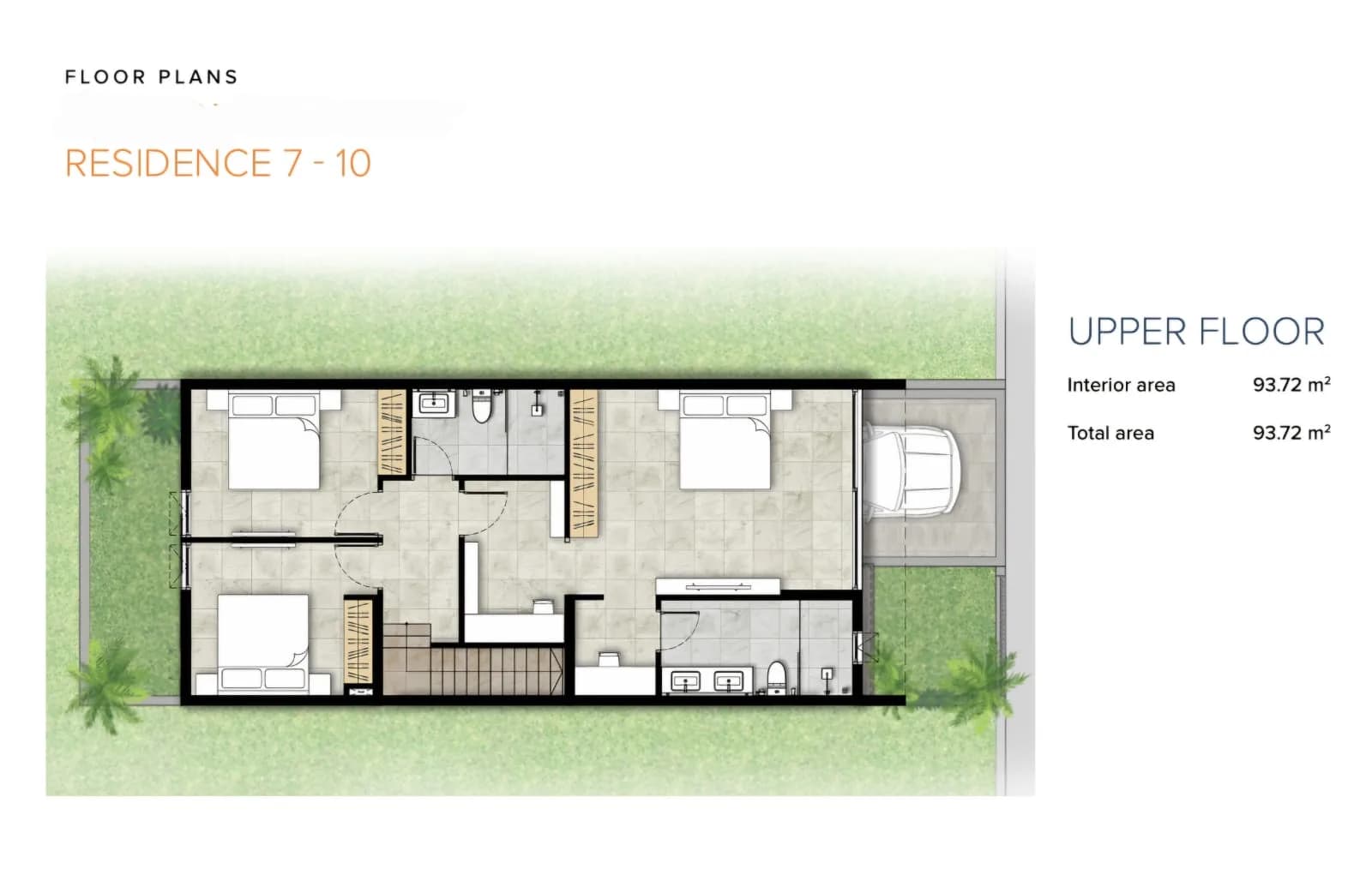 3 Bedroom townhouses a short walk from Choeng Mon beach – VIL0669 — vignette 5
