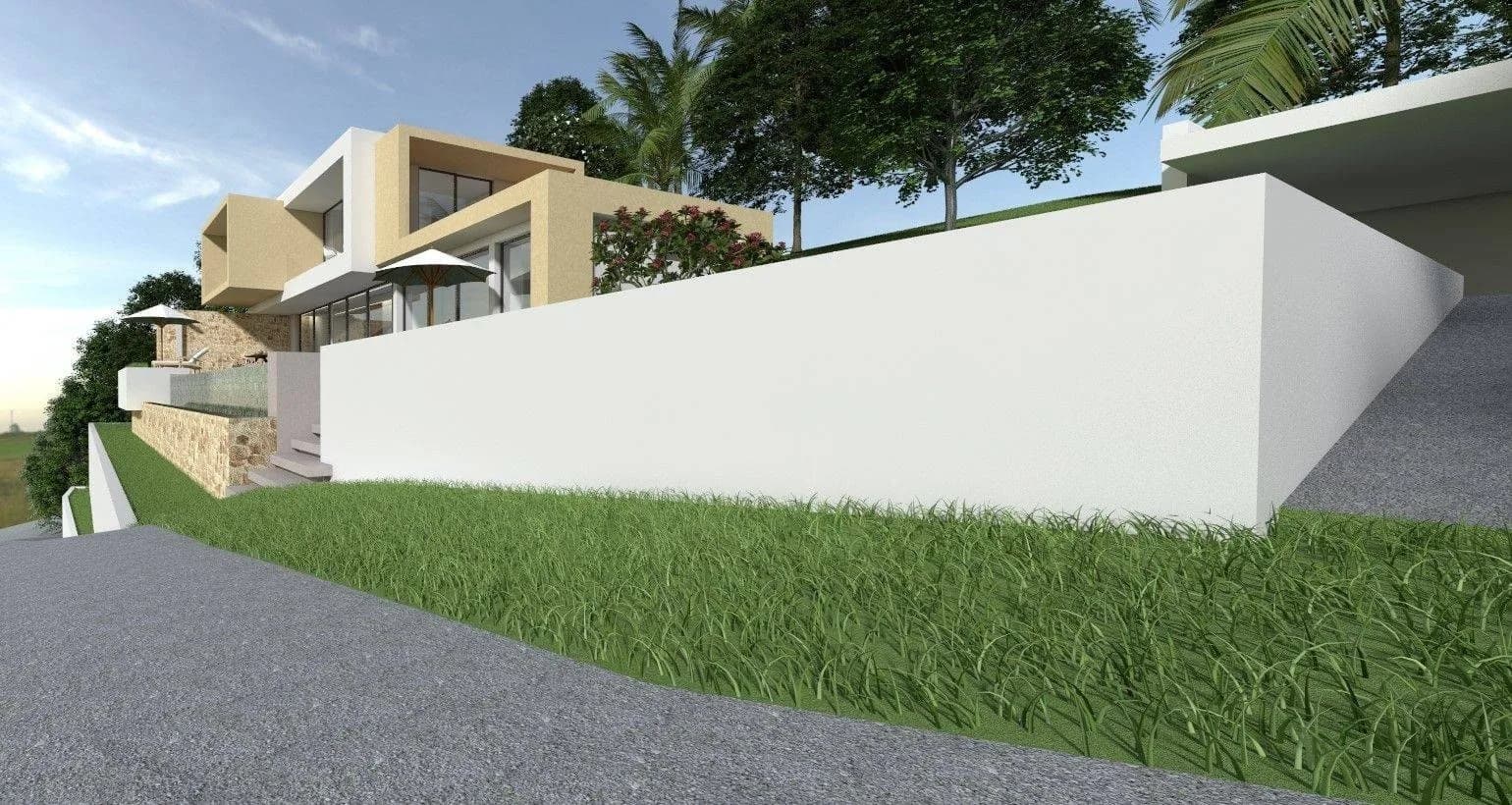 3 bedroom seaview villa in Bophut — thumbnail 6