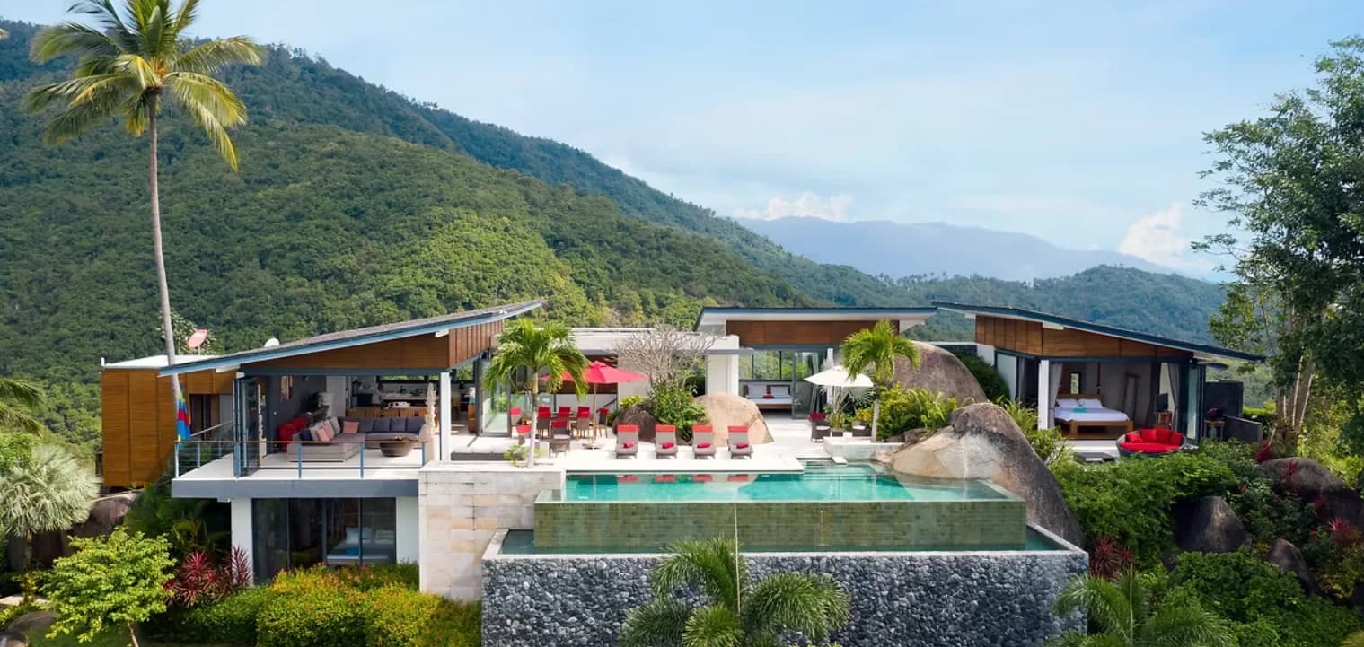 5 bedroom villa with sensational sunset sea-views & mesmerizing mountain vistas in Thong Krut