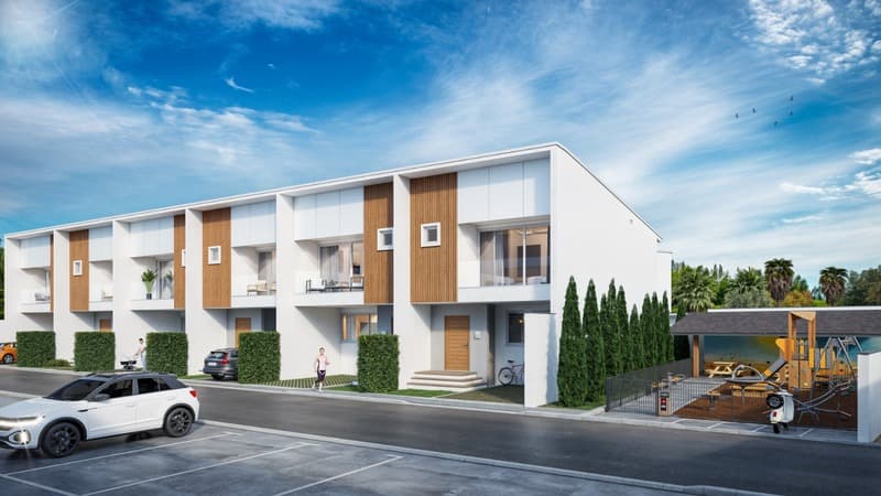 3 Bedroom townhouses a short walk from Choeng Mon beach – VIL0669