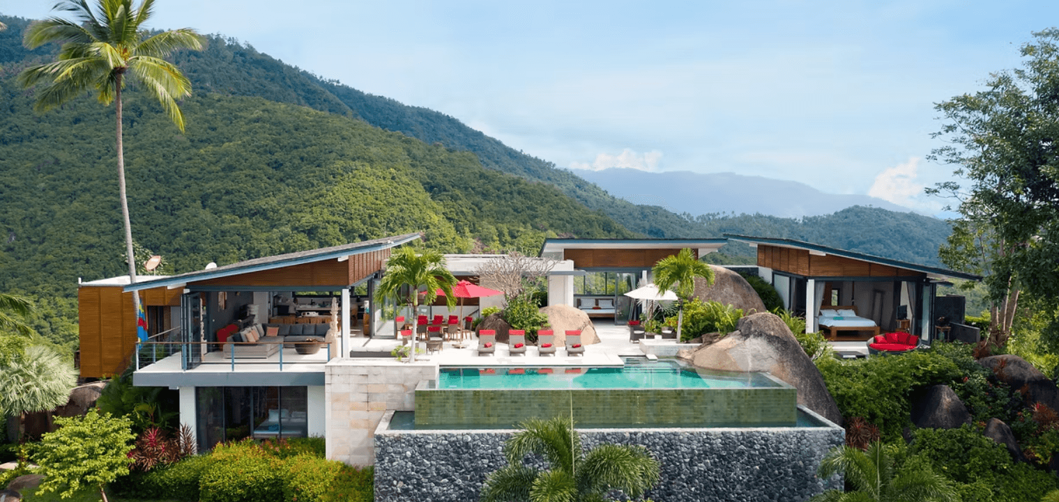 5 bedroom villa with sensational sunset sea-views & mesmerizing mountain vistas in Thong Krut