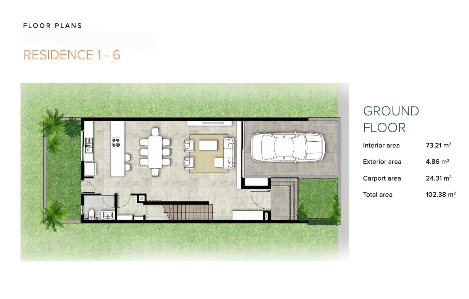 3 Bedroom townhouses a short walk from Choeng Mon beach – VIL0669 — thumbnail 2