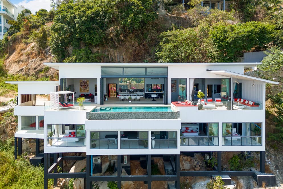 Luxury 4 bedroom villa with mesmerizing sea views in Samui – VIL0661 — thumbnail 2