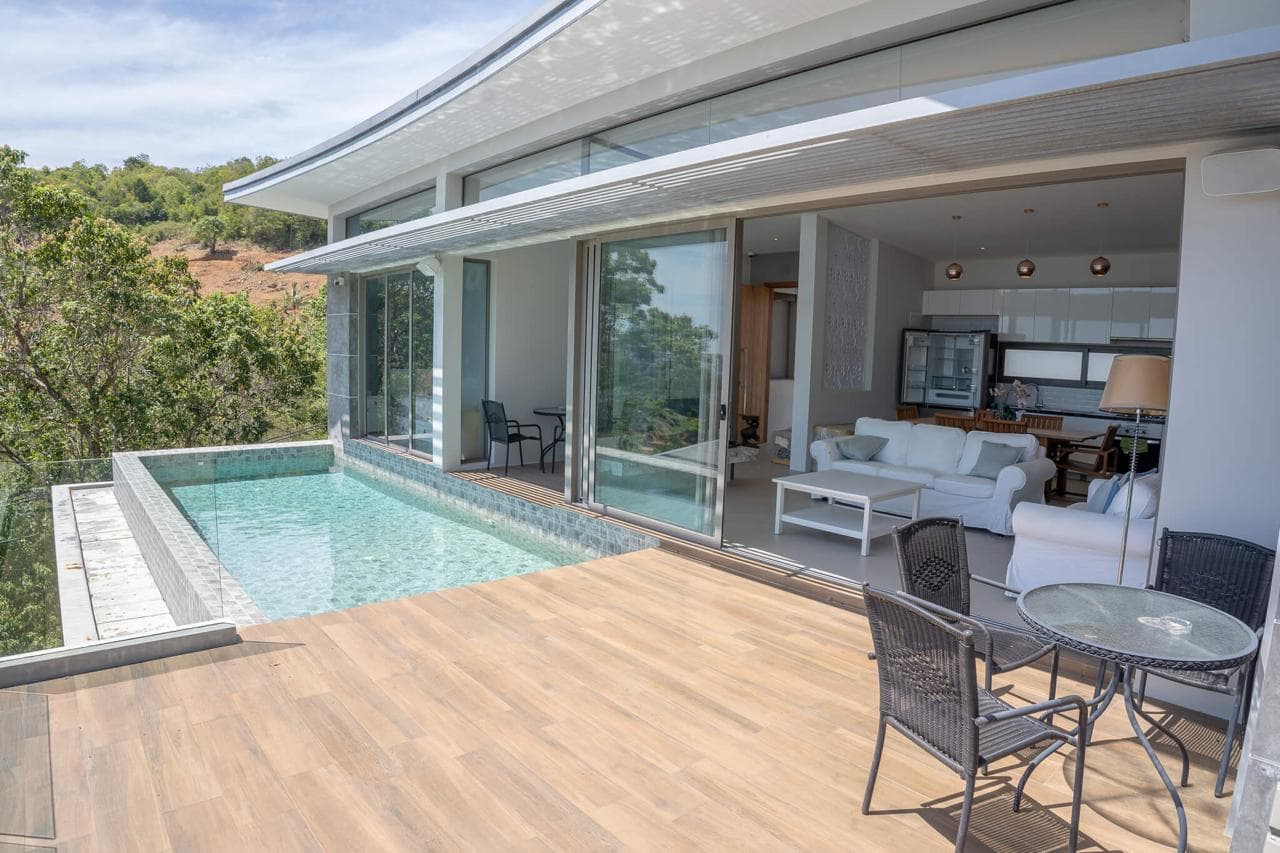 Affordable 3 bedroom villa with a pool and sea views in Bophut – VIL0562