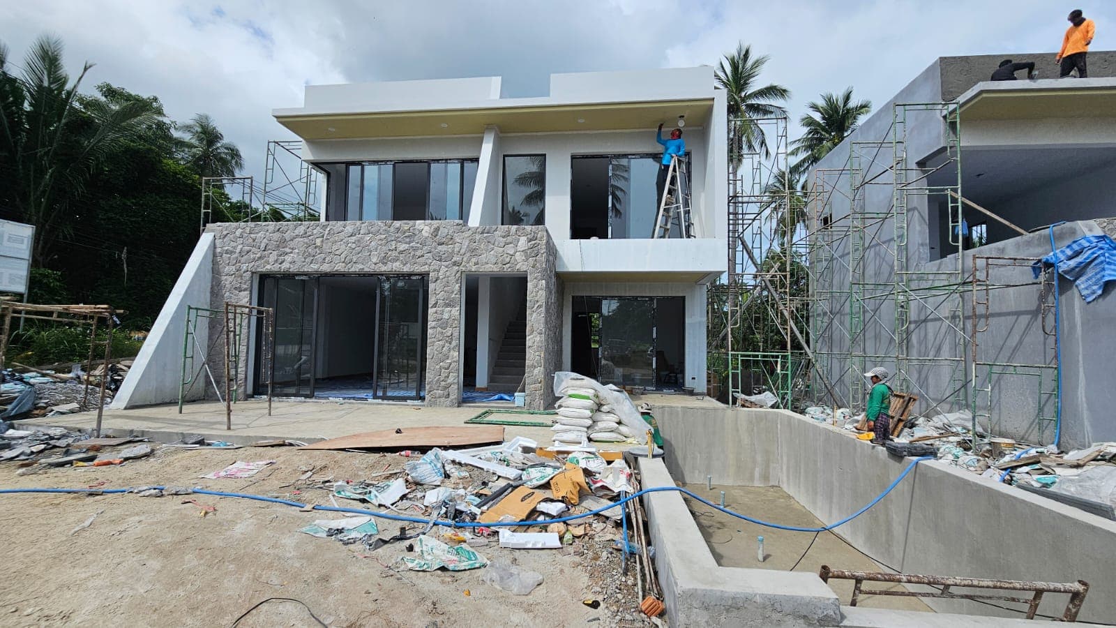 New 3 bedroom villas with a private pool in Plai Laem – VIL0651