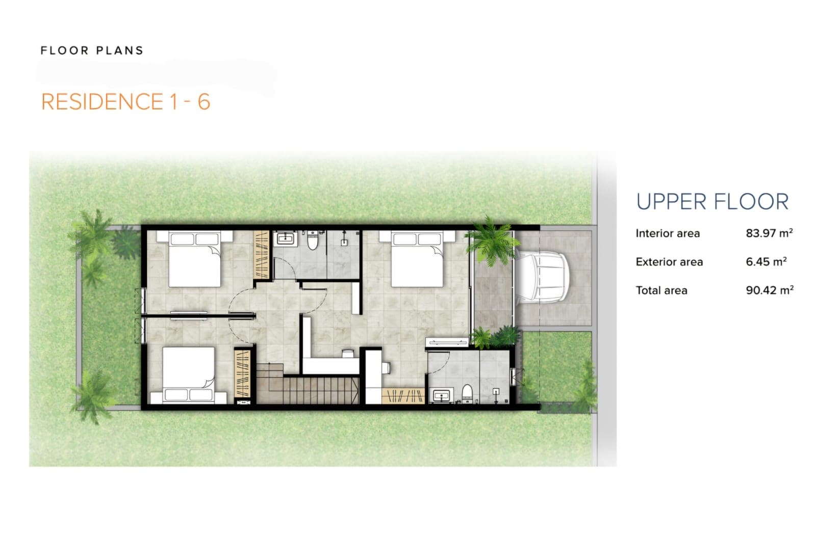 3 Bedroom townhouses a short walk from Choeng Mon beach – VIL0669 — thumbnail 3