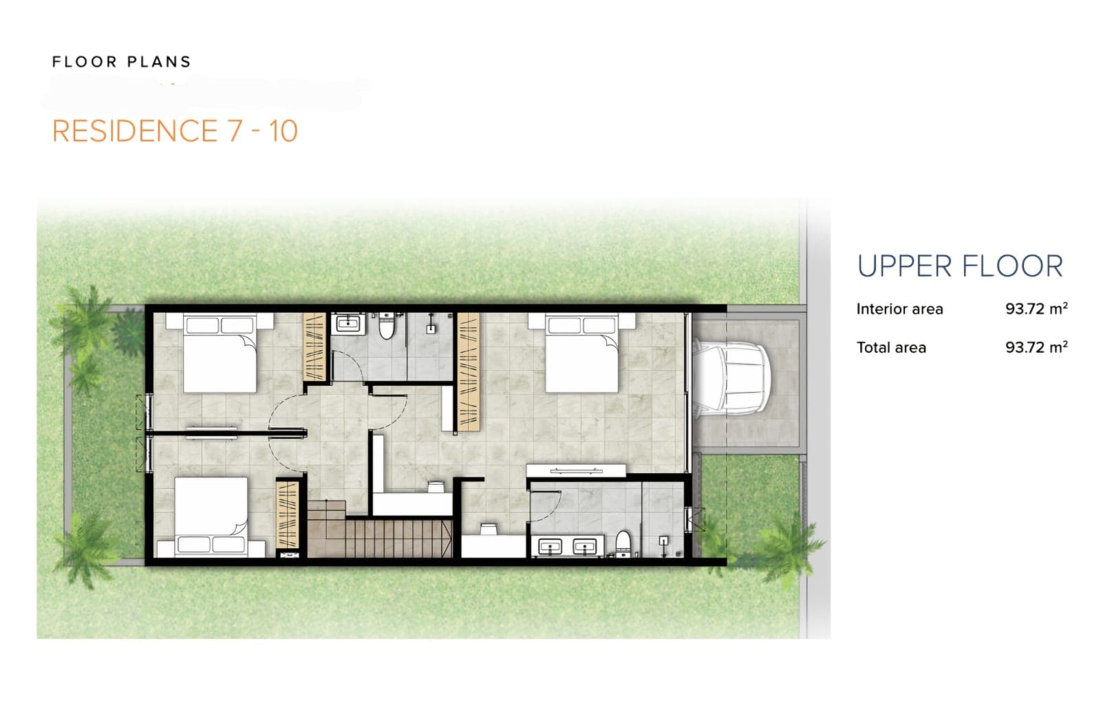 3 Bedroom townhouses a short walk from Choeng Mon beach – VIL0669 — thumbnail 5
